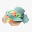 WHOLESALE WOMEN 3-FLOWER WAVY SUMMER SUN HATS (120851) - 60201